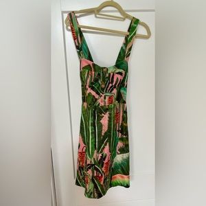 Farm Rio mini corset dress. Never worn.